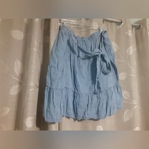 Old Navy Tiered Skirt with Embroidery and Tie Waist XXL Tall